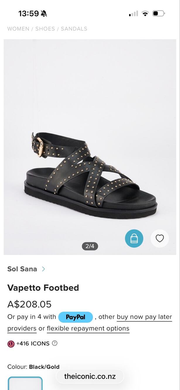 sol sana “vapetto” sandals eu38